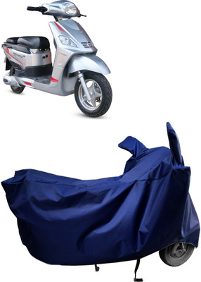 Amexride Two Wheeler Cover for Hero Electric(Electric NYX e5, Blue)