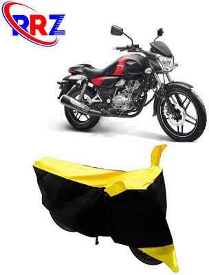 RRZ Waterproof Two Wheeler Cover for Bajaj(V 150, Black, Yellow)