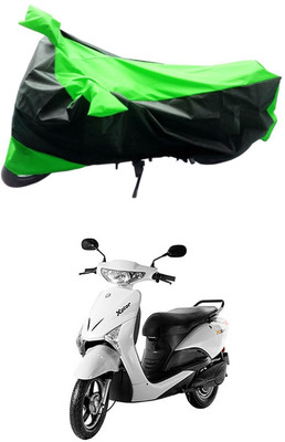 MMSSTAR Waterproof Two Wheeler Cover for Indus(Yo Xplor, Green, Black)