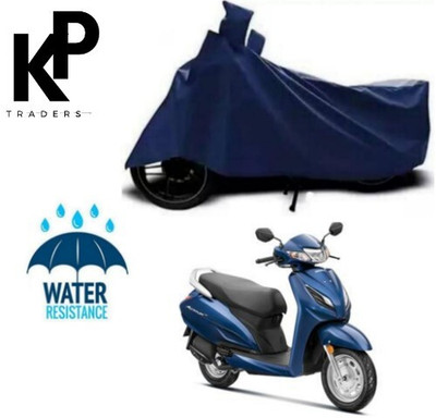 KPM TRADERS Waterproof Two Wheeler Cover for Honda(Activa, Blue)