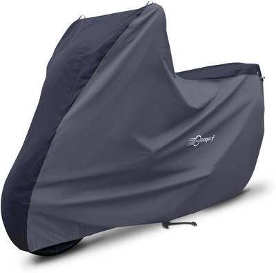 Neodrift Two Wheeler Cover for Hero(Glamour FI, Black, Grey)