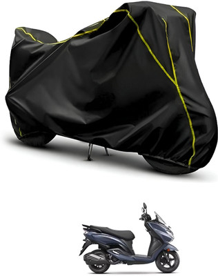 CODOKI Waterproof Two Wheeler Cover for Suzuki(Burgman Electric, Black, Black)