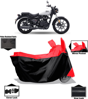 Amexride Two Wheeler Cover for Royal Enfield(Meteor 350, Red)