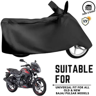 DeepShakshi AUTOMOTIVE Two Wheeler Cover for Bajaj(Pulsar 150, Black, Black)