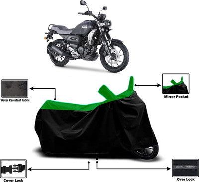 Amexride Two Wheeler Cover for Yamaha(FZ-X, Green)