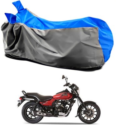 Ascension Two Wheeler Cover for Bajaj(Avenger 180 Street, Grey, Blue)