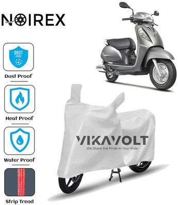 NOIREX Waterproof Two Wheeler Cover for Suzuki(Access 125, Silver)