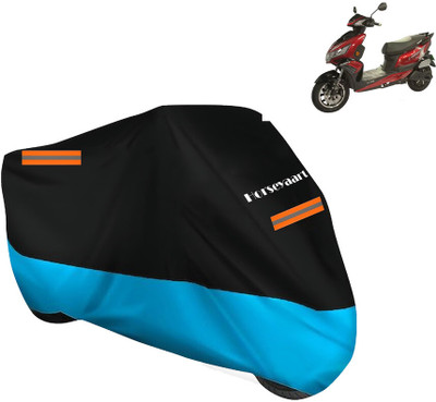 Horseyaart Waterproof Two Wheeler Cover for Okinawa(i-Praise, Blue)