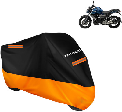 Horseyaart Waterproof Two Wheeler Cover for Yamaha(FZ-S Fi Version 3.0, Orange)