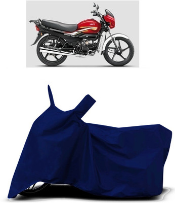 VESMEI Two Wheeler Cover for Hero(HF Dawn, Blue)