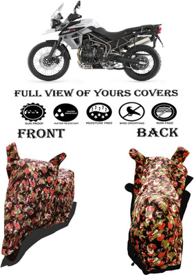 Amexride Two Wheeler Cover for Triumph(Tiger 800 XCA, Multicolor)