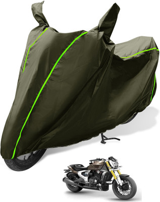 Auto Hub Waterproof Two Wheeler Cover for TVS(Zeppelin, Green)