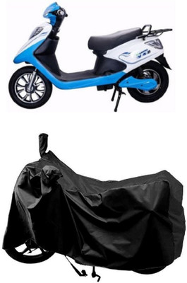 AutoKick Two Wheeler Cover for Ampere(V 48 BS6, Black)