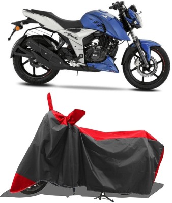 SPECTUS Two Wheeler Cover for TVS(Apache RTR 160 4V, Red)