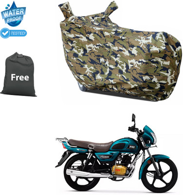 CODOKI Waterproof Two Wheeler Cover for TVS(Radeon, Yellow)
