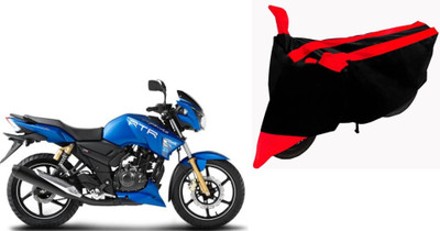 Sheen Waterproof Two Wheeler Cover for TVS(Apache RTR 160, Red, Black)