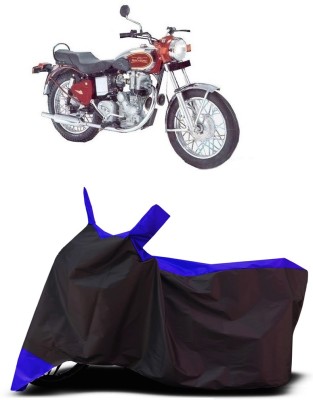 VESMEI Two Wheeler Cover for Royal Enfield(Machismo 500, Blue)