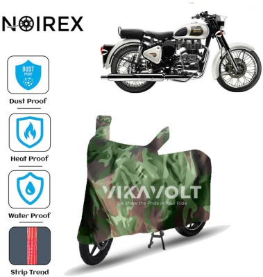 NOIREX Waterproof Two Wheeler Cover for Royal Enfield(Classic 350, Green)