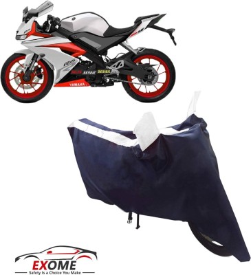 EXOME Two Wheeler Cover for Yamaha(YZF R15 V3.0, White)