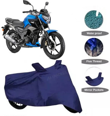 SK AUTO Waterproof Two Wheeler Cover for TVS(Raider, Blue)