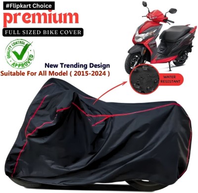 Pagwin Two Wheeler Cover for Honda(Dio, Black, Red)