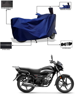PAGORA Waterproof Two Wheeler Cover for Hero(CD 110 Dream, Blue)