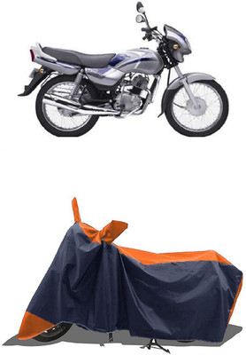 SUGASHRI Waterproof Two Wheeler Cover for TVS(Victor Edge, Orange, Blue)