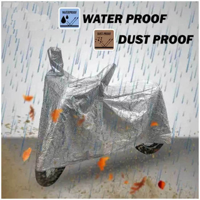 Aamaya Store Waterproof Two Wheeler Cover for Bajaj(Pulsar 160 NS DTS-i, Silver)