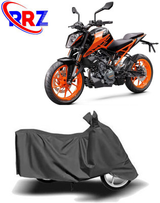 RRZ Waterproof Two Wheeler Cover for KTM(Duke 200, Grey)