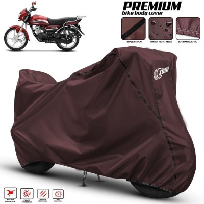 xodi Waterproof Two Wheeler Cover for Honda(CD 110 Dream, Maroon, Black)