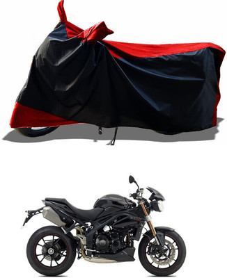 DeepShakshi AUTOMOTIVE Waterproof Two Wheeler Cover for Triumph(Speed Triple BS6, Red)