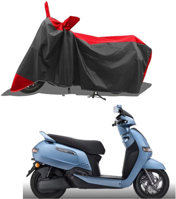 SPECTUS Two Wheeler Cover for TVS(iQube Electric, Red)