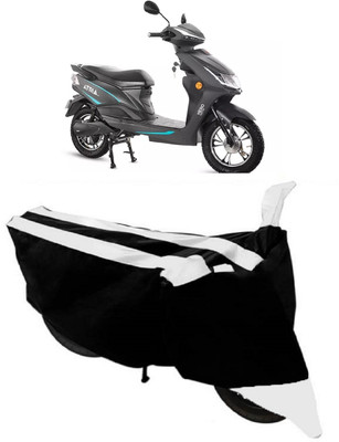 GANPRA Two Wheeler Cover for Hero(Electric Atria, Black, White)