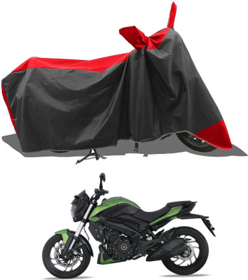 KEDIT Two Wheeler Cover for Bajaj(Red, Black)