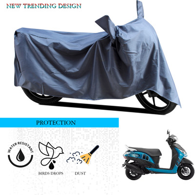 ANTHUB Waterproof Two Wheeler Cover for Yamaha(Alpha, Grey)