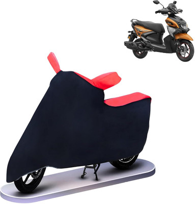 KEDIT Two Wheeler Cover for Yamaha(RayZR 125 Fi, Red, Black)