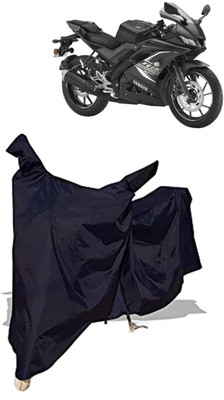 Amexride Two Wheeler Cover for Yamaha(YZF R15 V3.0, Black)