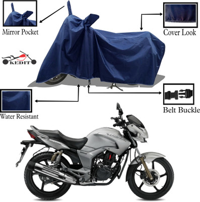 KEDIT Two Wheeler Cover for Hero(Blue)