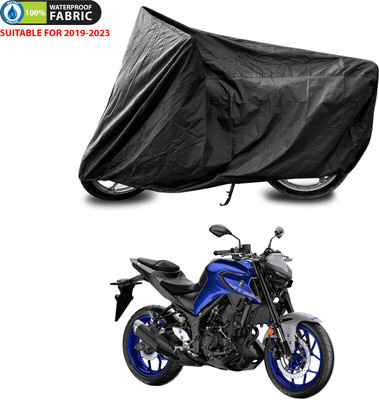 PAGORA Waterproof Two Wheeler Cover for Yamaha(MT 03, Black)