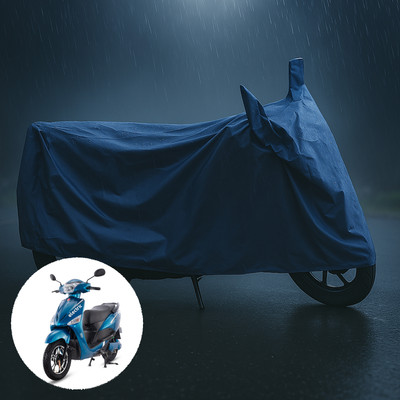 PAGORA Waterproof Two Wheeler Cover for Hero(Electric Optima, Blue)