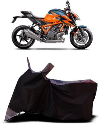 THE REAL ARV Waterproof Two Wheeler Cover for KTM(Duke 390 ABS, Grey)