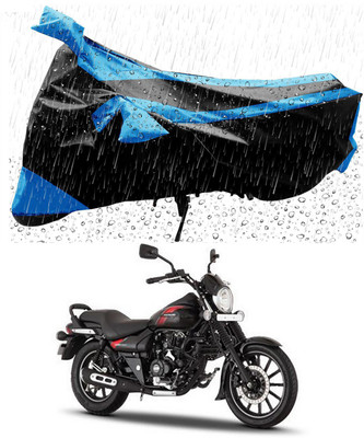THE REAL ARV Two Wheeler Cover for Bajaj(Avenger Street 220, Blue, Black)