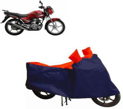 HMS Two Wheeler Cover for Yamaha(YBR 125, Red, Blue)