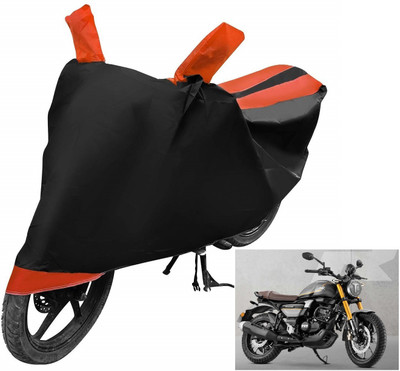 Auto Hub Two Wheeler Cover for TVS(Orange)