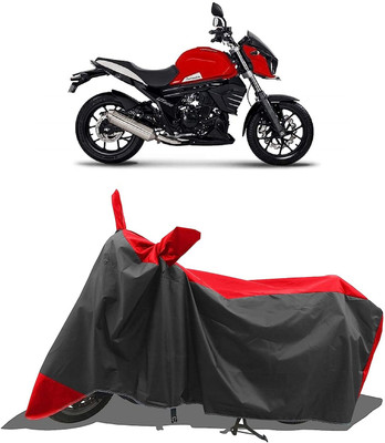 AASHTIK MART Two Wheeler Cover for Mahindra(MOJO XT 300, Red)