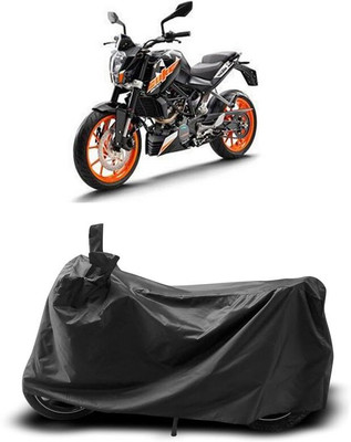 KEDIT Two Wheeler Cover for KTM(200 Duke, Black)
