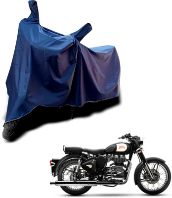 KEDIT Two Wheeler Cover for Royal Enfield(Bullet 350 New, Blue)