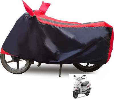 Euro Care Waterproof Two Wheeler Cover for TVS(Wego, Red)