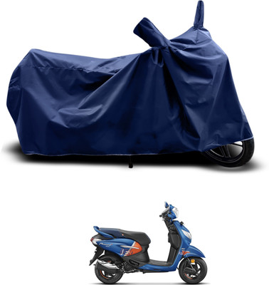 PAGORA Waterproof Two Wheeler Cover for Hero(Pleasure+ 110, Blue)