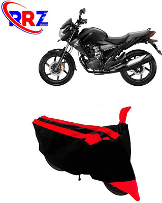 RRZ Waterproof Two Wheeler Cover for Honda(CBF150, Black, Red)